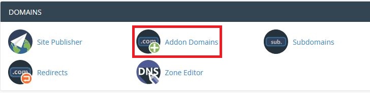 How to create Addon domain in cPanel